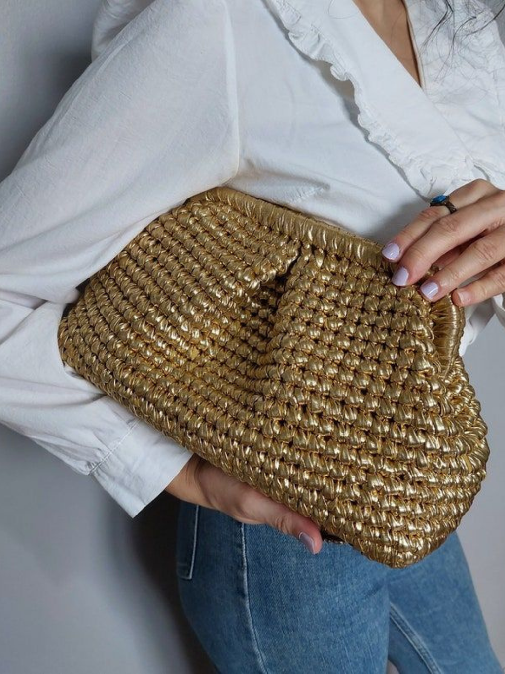 Gilded Gold Bag