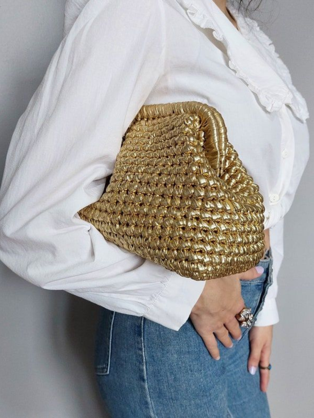Gilded Gold Bag