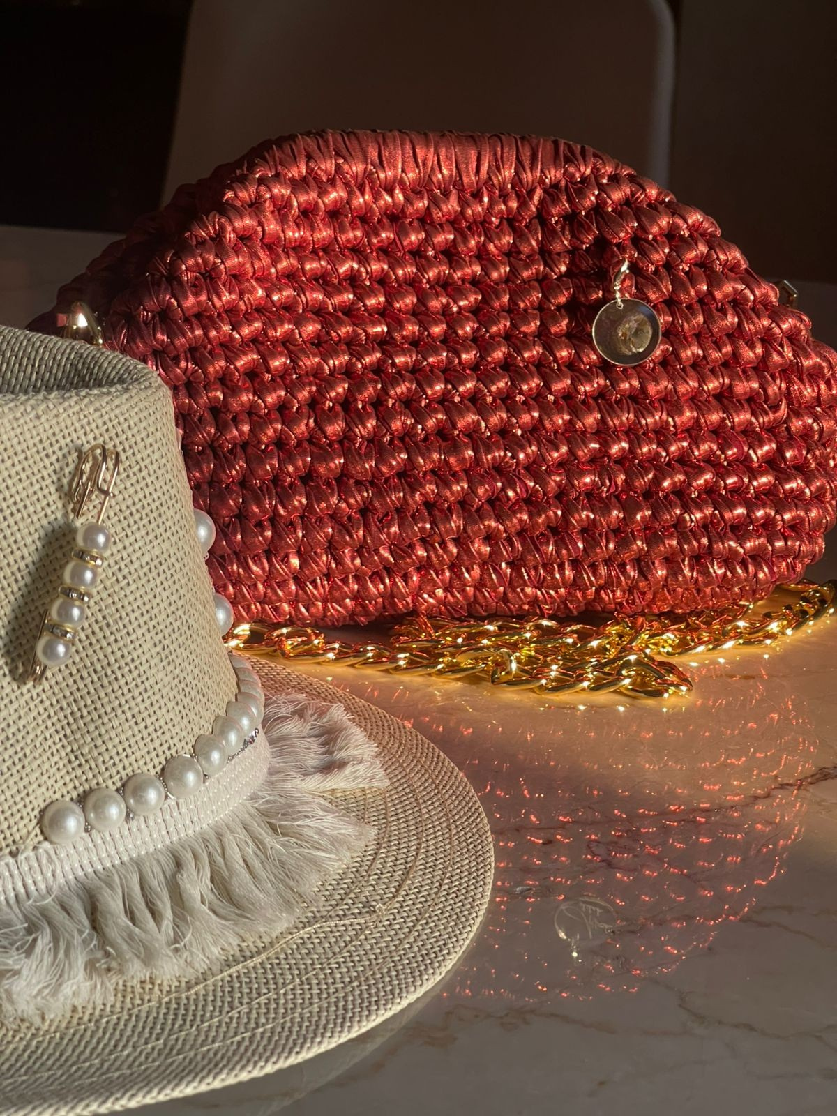 Crimson Gleam Bag