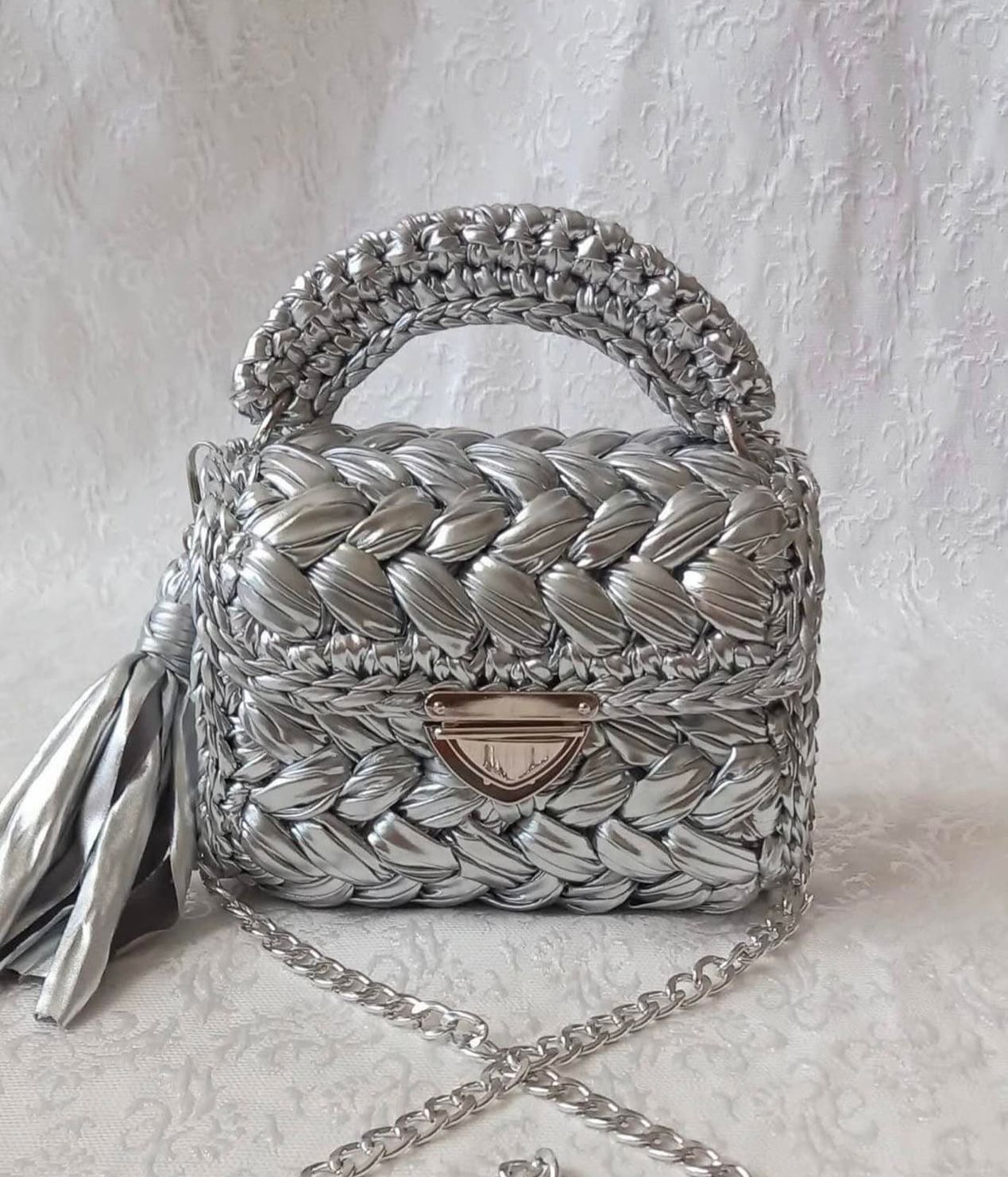 Lustre Satchel Bag